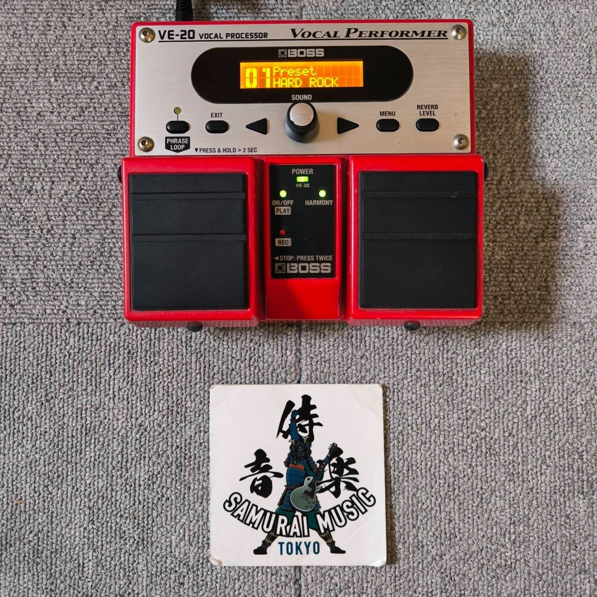 Boss VE-20 Vocal Effector Performer Vocal Processor Multi-Effects