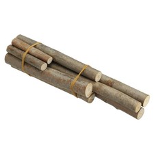 8 Pcs / 3 Size Wood Log Sticks, Drift Wood for Crafts, Brown