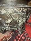 Meiji Bronze Jardiniere Relief Cast Dragons Signed Yoshida Zo Monumental 23x17” — photo 5
