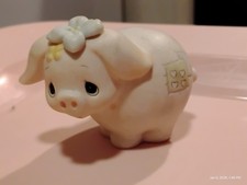 precious moments piggie ceramic enesco brand no flaws adorable little pig figure