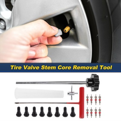 Tire Valve Stem Puller Set Red Puller Multi-function Wrench TR412 Valve Stem
