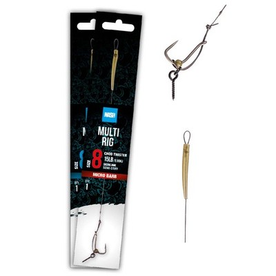 Nash Multi Rig Barbed 1Stk. Karpfenrig Ready To Fish