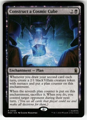 Construct a Cosmic Cube 90 Rare Marvel Super Heroes Magic: The Gathering NM