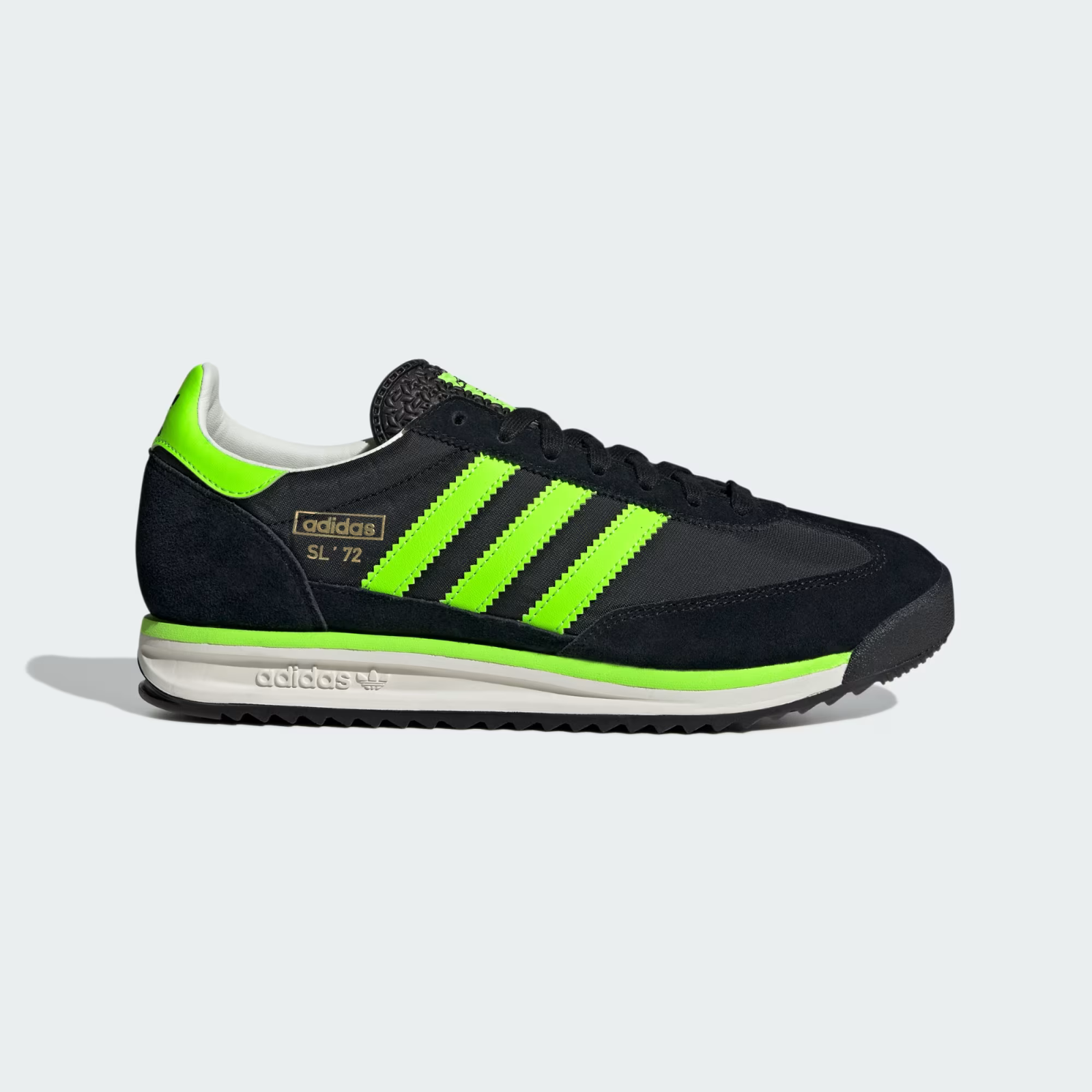 SAOLA Scarpe uomo Adidas SL 72 RS JR8777 Core nero verde solare bianco sporco