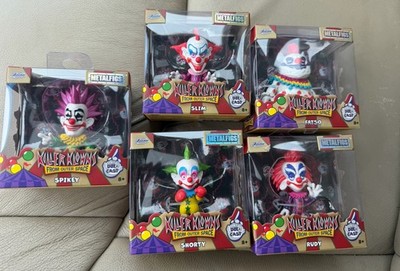 Complete Set of 5 - Jada Killer Klowns From Outer Space Metalfigs NEW IN BOX 