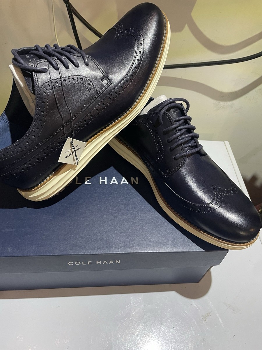 Cole Haan OG Wingtip Oxford Deep Blue Golf Shoe. Sz.11. New in box