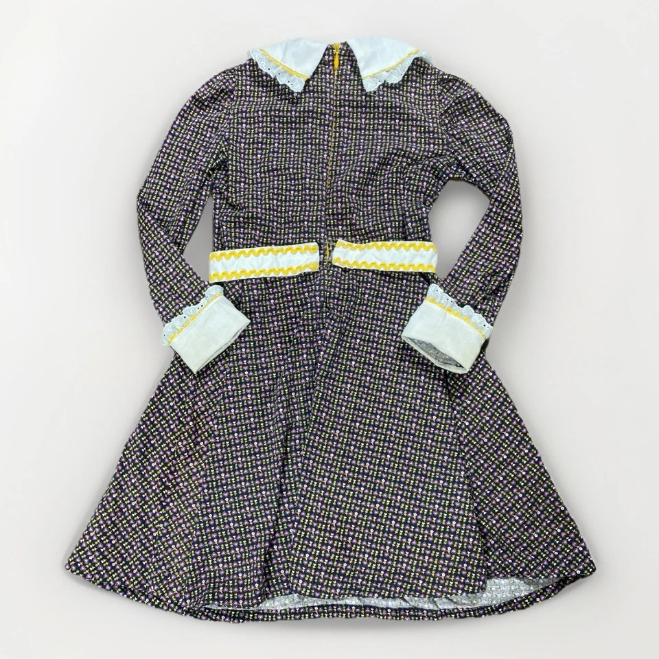 Vestido estilo saco pistola Victoria pradera años 60 vintage niñas 6/7 (ver medidas) Foto 2 de 4