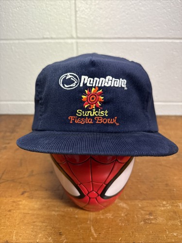 Vintage 1980er PSU Penn State Football Cord Fiesta Bowl Snapback Truckermütze neu aus altem Lagerbestand - Bild 1 von 17