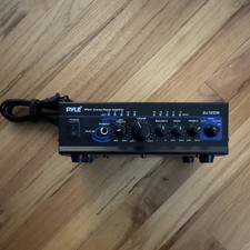 Pyle PTA4 Stereo Power Amplifier 2x120W Class AB 4 Inputs Black