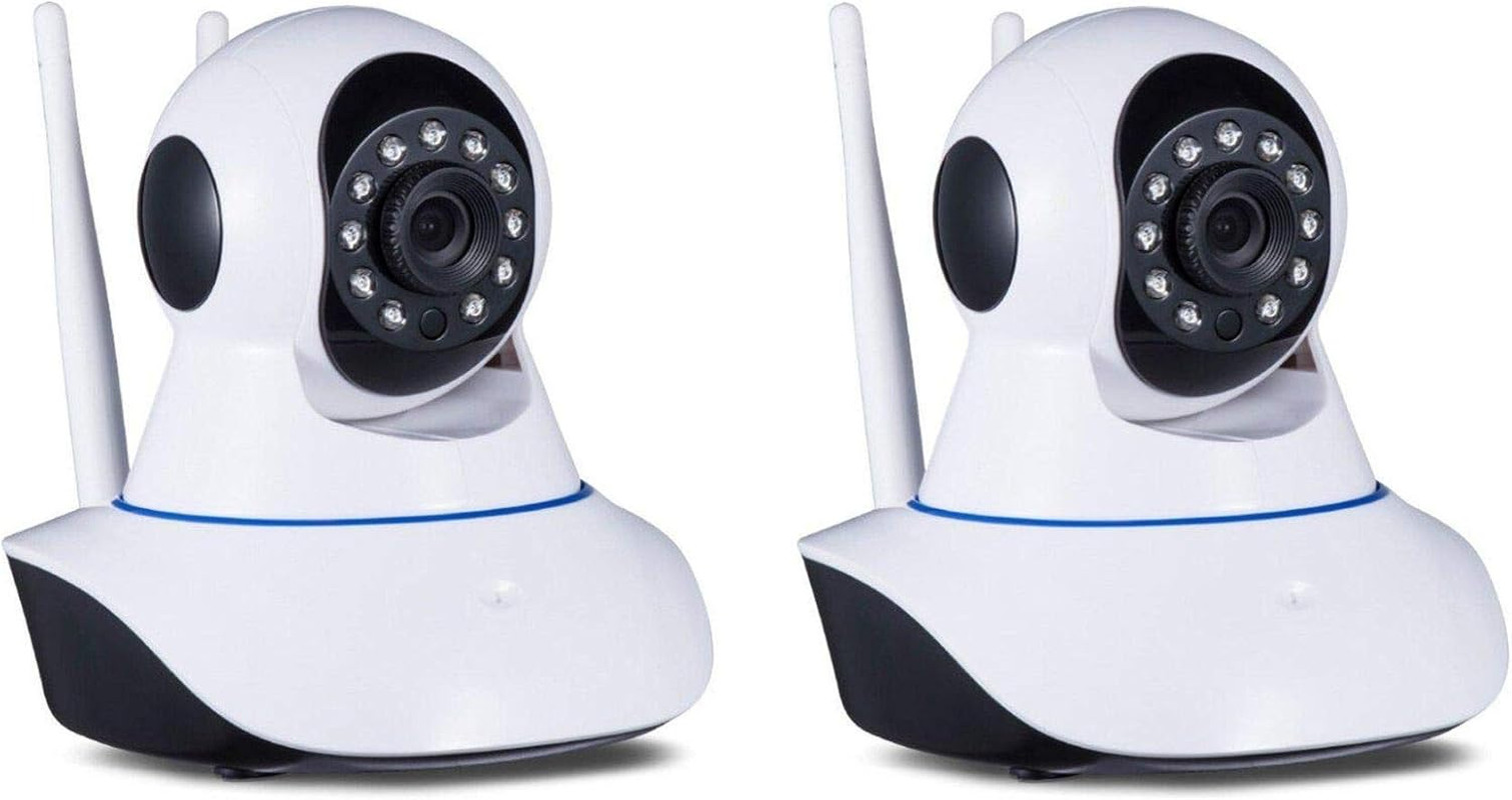 Set Sorveglianza WiFi 2 Telecamere Motorizzate 720P - Notte e Giorno