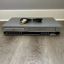 Magnavox MDV560VR VCR DVD VHS Combo Player Hi-fi 4 Head No Remote Tested Works