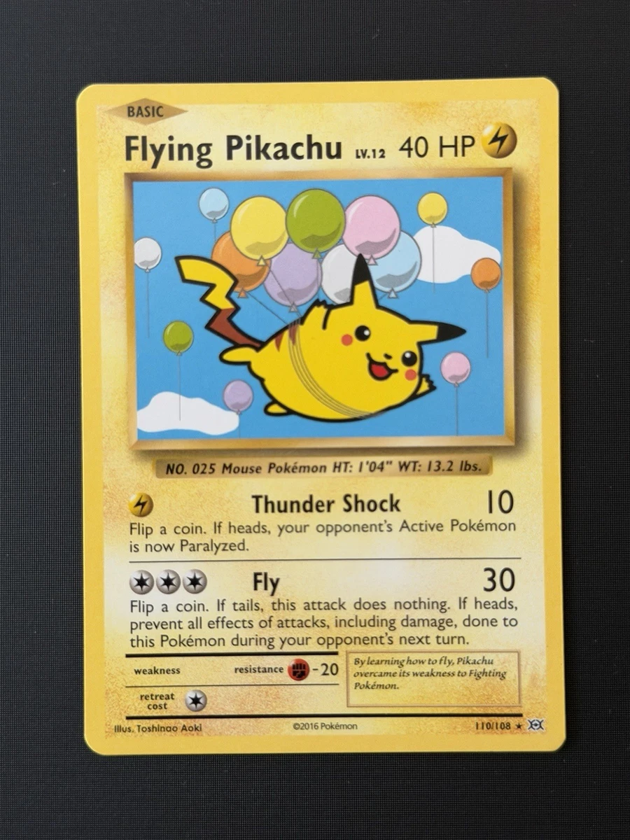 Pikachu Pokémon TCG Evolutions Secret Rare Individual Collectible