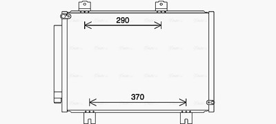 AVA QUALITY COOLING HD5316D Kondensator, Klimaanlage für HONDA