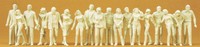 Preiser 65601 O Spur ZubehöR Unbemalte Figuren Passanten Set
