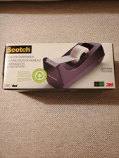 3M Scotch Classic Desktop Tape Dispenser Weighted Base Non-Skid Office C38 Black