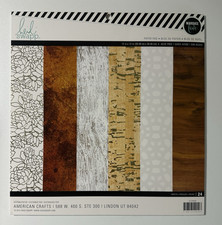 Heidi Swapp 12x12 Marquee Love Wood Grain  More Paper Pad