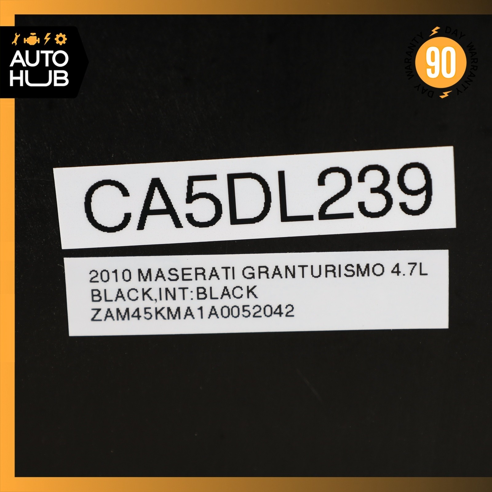 04-19 Maserati GranTurismo S M145 EVAP Fuel Evaporator Box Charcoal Canister 23k