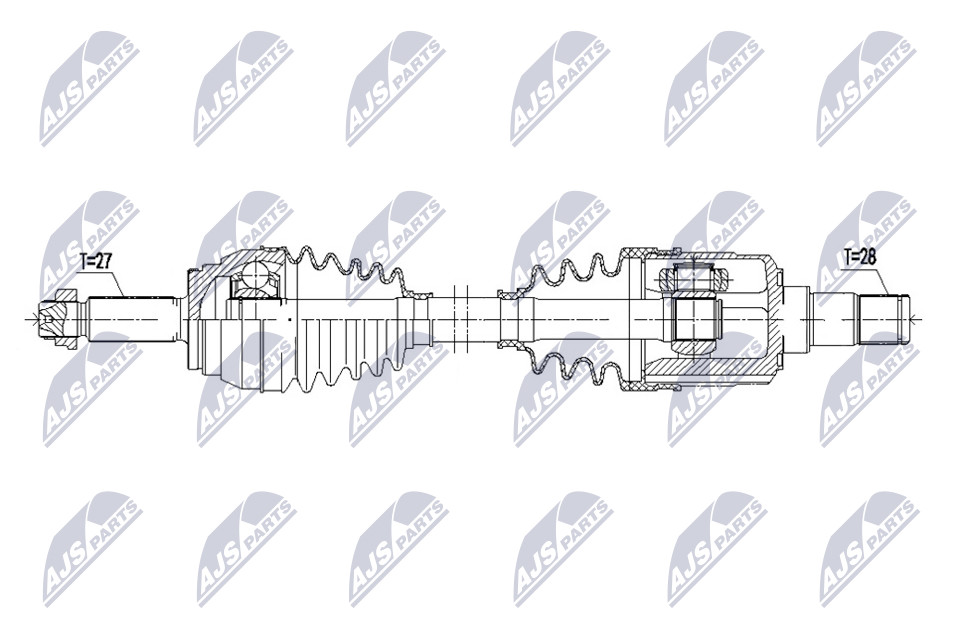 N.T.Y. NPW-KA-408.NTY Drive Shaft for HYUNDAI,KIA - Image 14