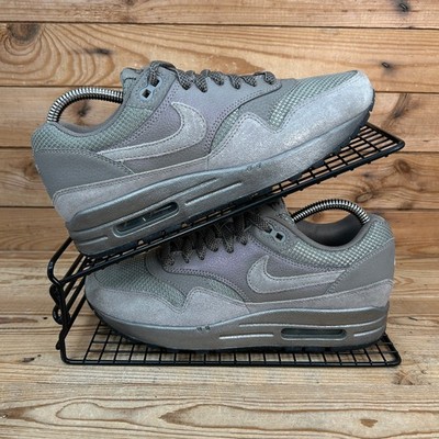 Nike Turnschuhe Damen Größe UK 4,5 Air Max 1 Premium Iron Metallic Laufschuhe