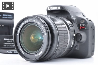 ''4318 Shots'' Canon EOS Kiss X7 DSLR Camera + EF-S 18-55mm IS Lens Kit [NM] #0537