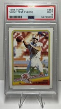 VINNY TESTAVERDE TAMPA BAY BUCCANEERS 1988 TOPPS #352 ROOKIE RC PSA 9