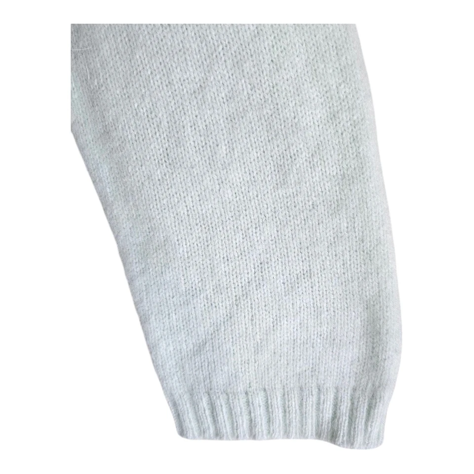 APOSTROPHE женщин L свитер Angora кролика смесь пастель новом зеленый капот шеи 38» - Изображение 4 из 4