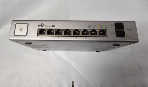 New ListingUbiquiti UniFi US-8-150W 8-Port Managed Gigabit PoE+ Switch