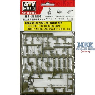 AFV Club AC35006 German Optical Equipment Set - deutsche Optiken