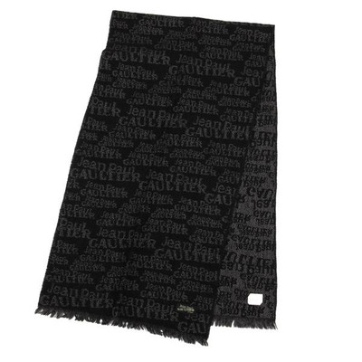 小物 Jean Paul GAULTIER HOMME - scarf Jean Paul GAULTIER HOMME Logo Jacquard Fringe Scarf(K-152544