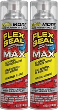 Flex Seal MAX, 17 oz, 2-Pack, Clear, Stop Leaks 17 oz (Pack of 2), Clear 