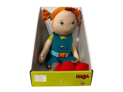Lernpuppe Puppe Lucie 45cm Stoffpuppe Feinmotorik | HABA ab 2 Jahren | NEU
