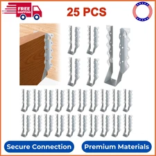 25 Pcs 2x6 Joist Hangers For Wood, 20 Gauge Galvanized Face Mount Joist Hanger