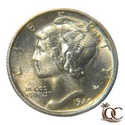 1940 S Grading Contender Mercury Dime Full Bands Superb GEM