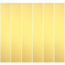 Brass Strip, Shim Stock Assortment, 1" Width x 6" 6 x 1 Inch,