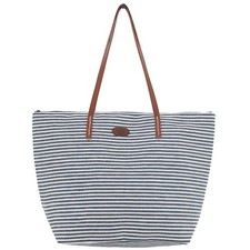 XXL Shopping & Beach Bag Strandtasche Blau / ...