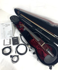 YAMAHA YSV104 violino elettrico silenzioso marrone con custodia crossrock, ar...