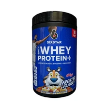 Six Star Whey Protein Plus Frosted Flakes, 1.81 lb, Exp: 05/2027