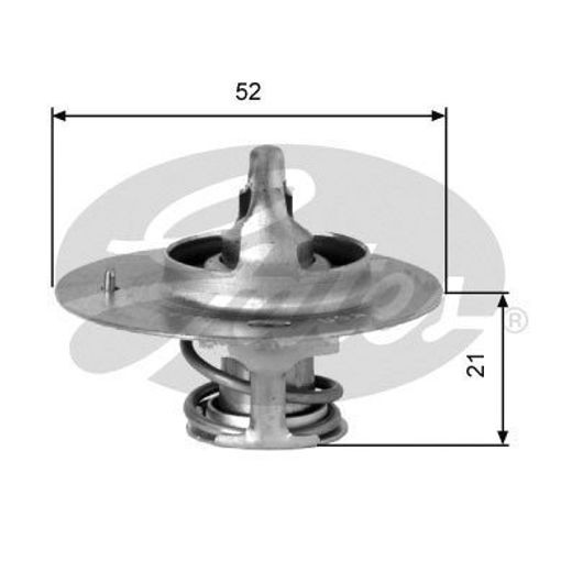 Coolant Thermostat fits MAZDA MX5 Mk1 1.6 89 to 97 Gates 0419115171 041915171 - Image 29