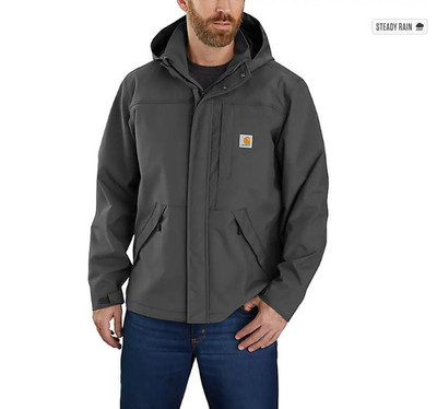 Sale New 100% Carhartt Shoreline Jacket Men's Waterproof Breathable Rain Coat