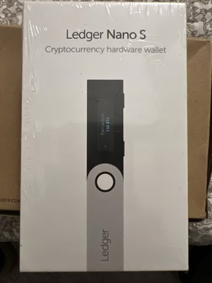 Ledger Nano S Cryptocurrency Hardware Wallet SEALED Never used