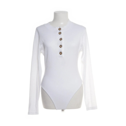 Missguided, Body, Größe: 42, Weiß, Einfarbig, Damen, Rippenstrick #Gdq - Bild 1 von 4