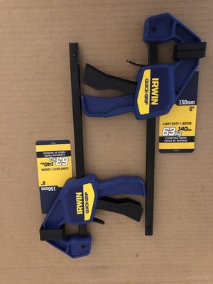 2 x Irwin Quick-Grip T5462EL7 6'' Zoll 150 mm Mini Trigger G Lenkerklemme - Doppelpack