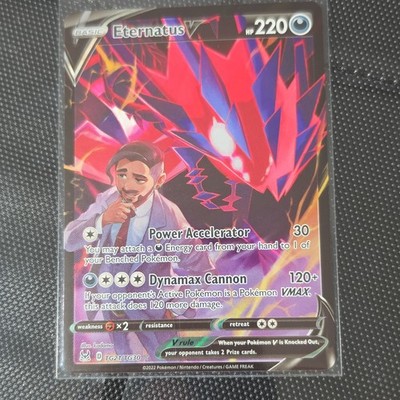 Pokémon Eternatus V TG21/TG30 Lost Origin Trainer Gallery Ultra Rare Holo 220 HP