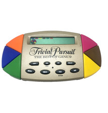 Trivial Pursuit The Best Of Genus Handheld Travel Electronic Game 1997 Tested