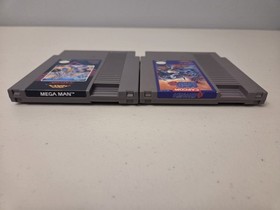 Mega Man 1, 3-6 NES 5 Game Lot w/cases + Bonus Case Tested, Authentic Read Desc.