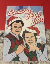 Funny Christmas Step Brothers Boats & Hos 4.6x6.6” Blank Inside Greeting Card
