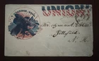 c1860's Civil War Patriotic Cover Pittsfield New Hampshire