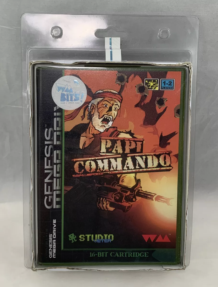 2016 SEGA Genesis / Mega Drive “PAPI COMMANDO” WaterMelon Games - Bits  Edition