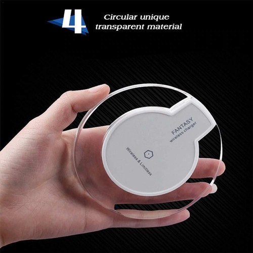 FANTASY K9 Fast Qi Wireless Charger - Handy Kabelloses Ladepad - Bild 8 von 10