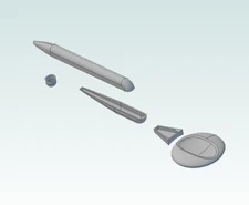 Click2detail 1:72 EP-3E Conversion Set (for Hasegawa P-3C Orion)